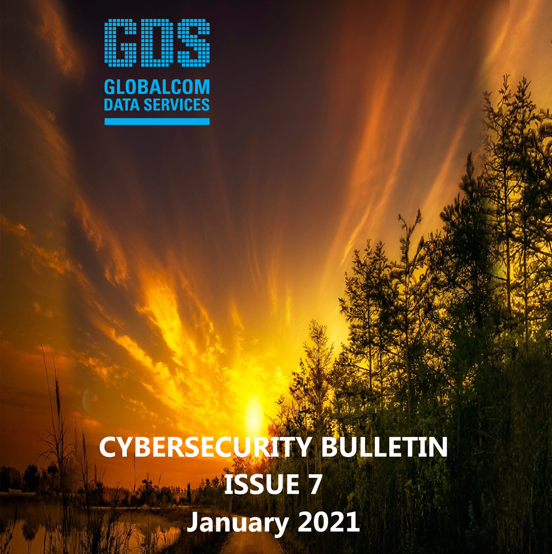 Cybersecurity bulletin - ed 7 - January  2021